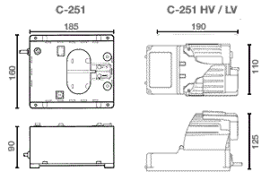 Wolf Handlamp Wolflite H-251 Charger Drawings