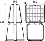 Wolf Safety Hazard Lamp HL-95 Drawings